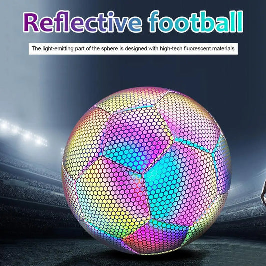 Night Training Football Glow in The Dark Glow In The Dark Footballs Sporting Team Training Outdoor Toys for Kids Adults Students