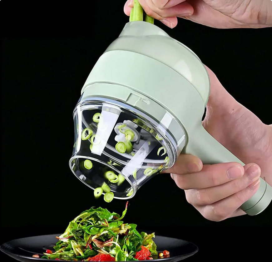 4In1 Electric Vegetable Cutter Set